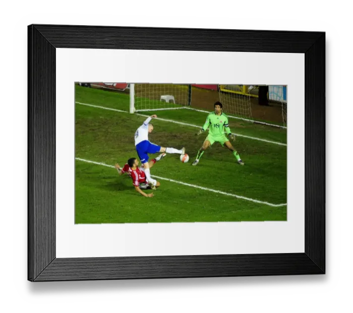 Framed Print : Bristol City's Liam Fontaine Stops Kenny Miller's Shot - Football Rivalry at Ashton Gate Stadium, 2012 Framed Print : Bristol City's Liam Fontaine Stops Kenny Miller's Shot - Football Rivalry at Ashton Gate Stadium, 2012