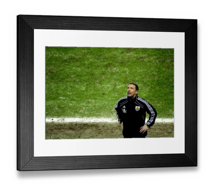 Framed Print : Derek McInnes of Bristol City Looks Up in Frustration During Match Against Cardiff City, 10-03-2012 Framed Print : Derek McInnes of Bristol City Looks Up in Frustration During Match Against Cardiff City, 10-03-2012