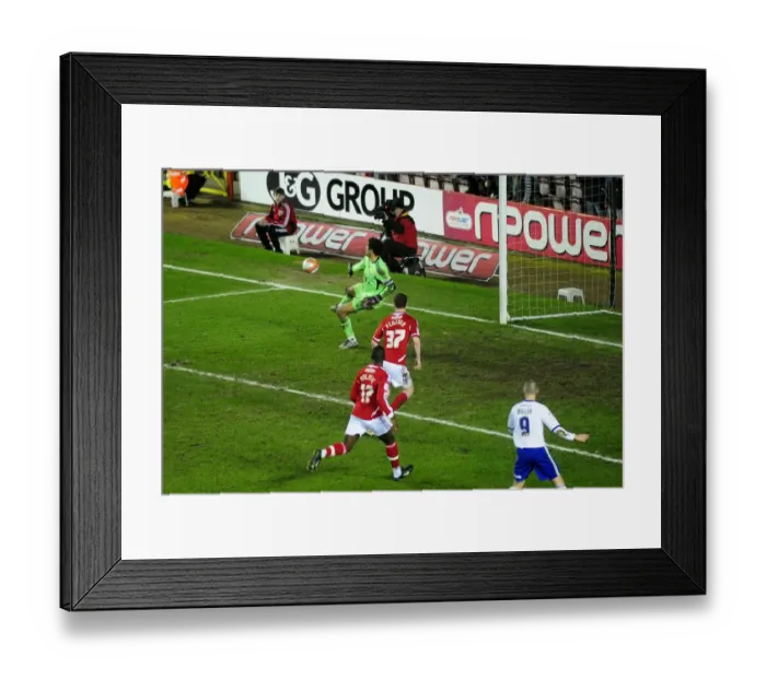 Framed Print : Bristol City's David James Scores Own Goal Against Cardiff City, 10-03-2012 Framed Print : Bristol City's David James Scores Own Goal Against Cardiff City, 10-03-2012
