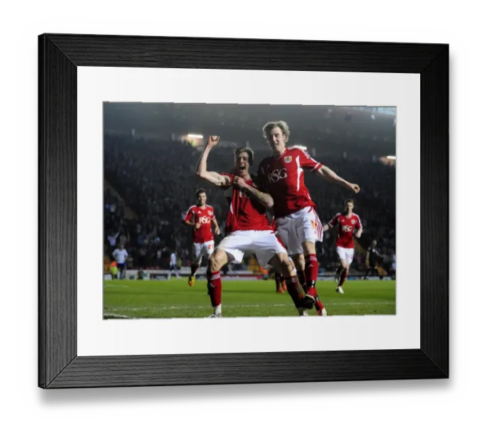 Framed Print : Jon Stead's Epic Goal Celebration: Thrilling Moment at Ashton Gate for Bristol City vs. Cardiff City (March 10, 2012) Framed Print : Jon Stead's Epic Goal Celebration: Thrilling Moment at Ashton Gate for Bristol City vs. Cardiff City (March 10, 2012)