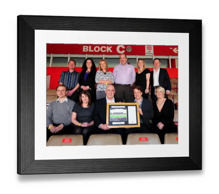 Framed Print : Football Rivalry: Bristol City vs. Cardiff City Clash at Ashton Gate - March 10, 2012