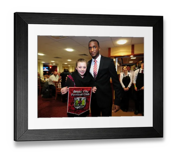 Framed Print : Bristol City v Cardiff City