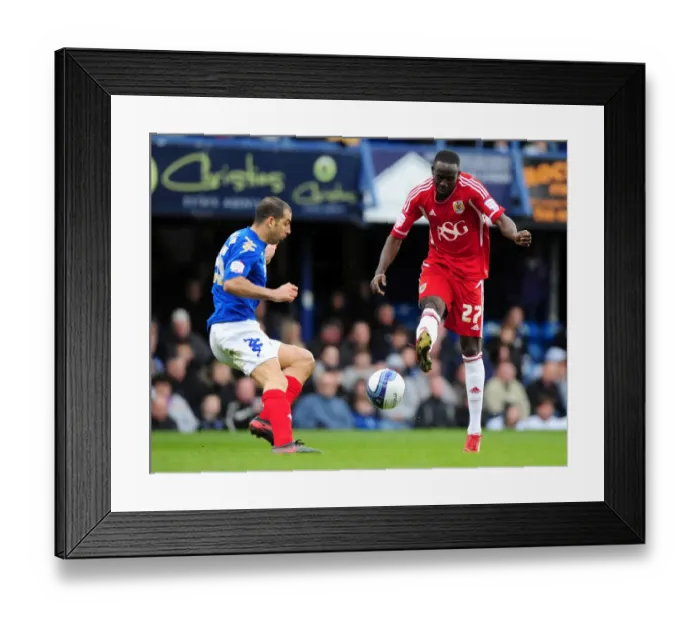 Framed Print : Adomah's Wide Shot: Portsmouth vs. Bristol City Football Rivalry (17-03-2012) Framed Print : Adomah's Wide Shot: Portsmouth vs. Bristol City Football Rivalry (17-03-2012)