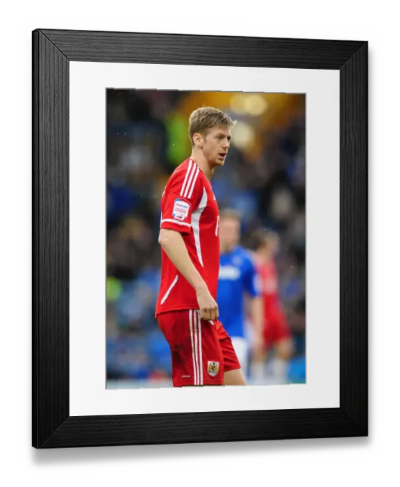 Framed Print : Jon Stead of Bristol City Faces Off Against Portsmouth at Fratton Park, 2012 Framed Print : Jon Stead of Bristol City Faces Off Against Portsmouth at Fratton Park, 2012