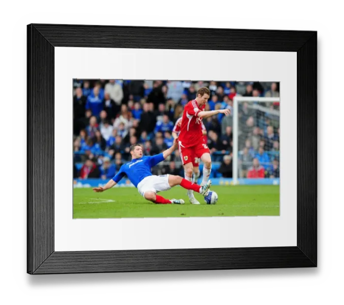 Framed Print : Stephen Pearson Fouled by Scott Allan in Portsmouth vs. Bristol City Football Match, 2012 Framed Print : Stephen Pearson Fouled by Scott Allan in Portsmouth vs. Bristol City Football Match, 2012