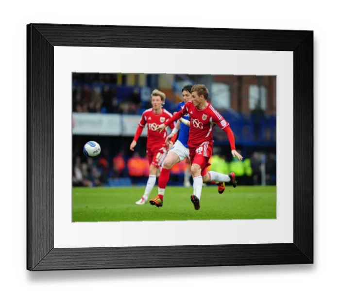 Framed Print : Chris Wood vs. Greg Halford: Battle for the Ball in Portsmouth v Bristol City Football Match, March 17, 2012 Framed Print : Chris Wood vs. Greg Halford: Battle for the Ball in Portsmouth v Bristol City Football Match, March 17, 2012