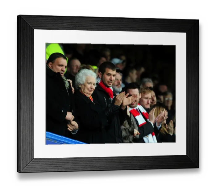 Framed Print : Portsmouth vs. Bristol City Rivalry: Clash at Fratton Park, March 2012
