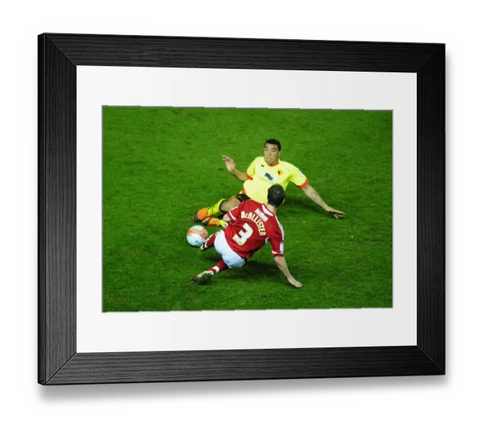Framed Print : Bristol City v Watford Framed Print : Bristol City v Watford