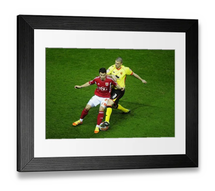 Framed Print : Bristol City v Watord 200312 Framed Print : Bristol City v Watord 200312