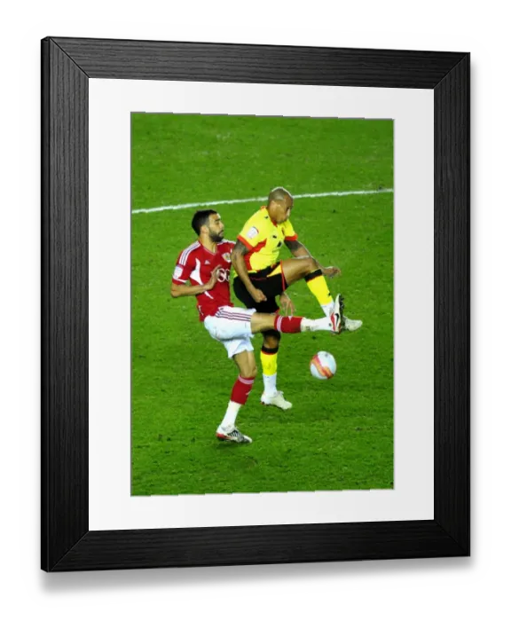 Framed Print : Bristol City vs. Watford: Season 11-12 (Football Match)