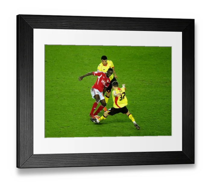 Framed Print : Football Rivalry: Bristol City vs. Watford - Season 11-12