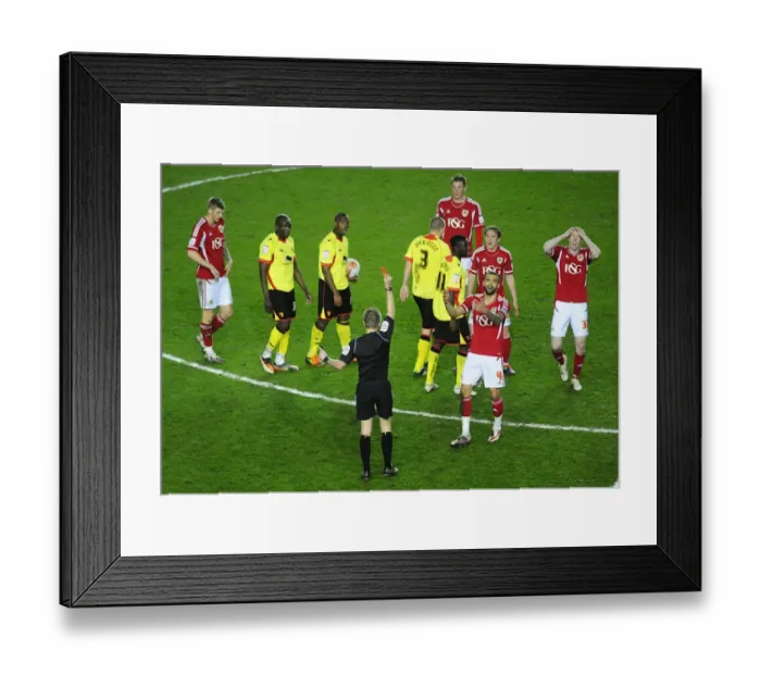 Framed Print : Bristol City vs. Watford: Football Rivalry - Season 11-12 Framed Print : Bristol City vs. Watford: Football Rivalry - Season 11-12