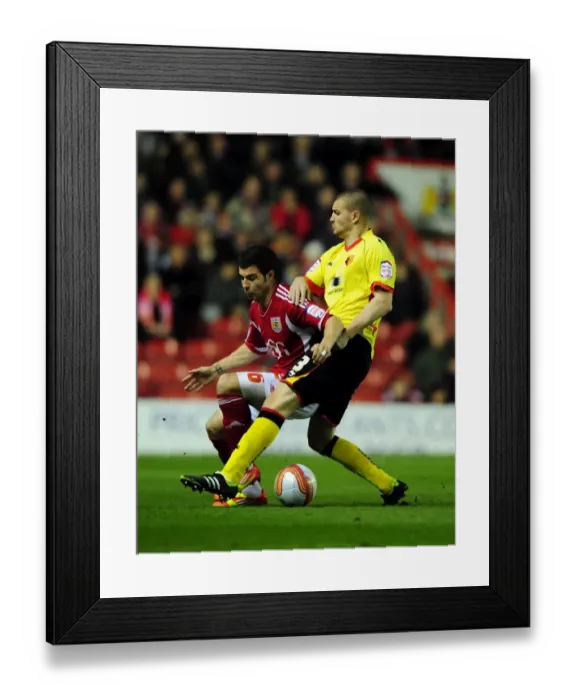 Framed Print : Bristol City v Watford 200312 Framed Print : Bristol City v Watford 200312