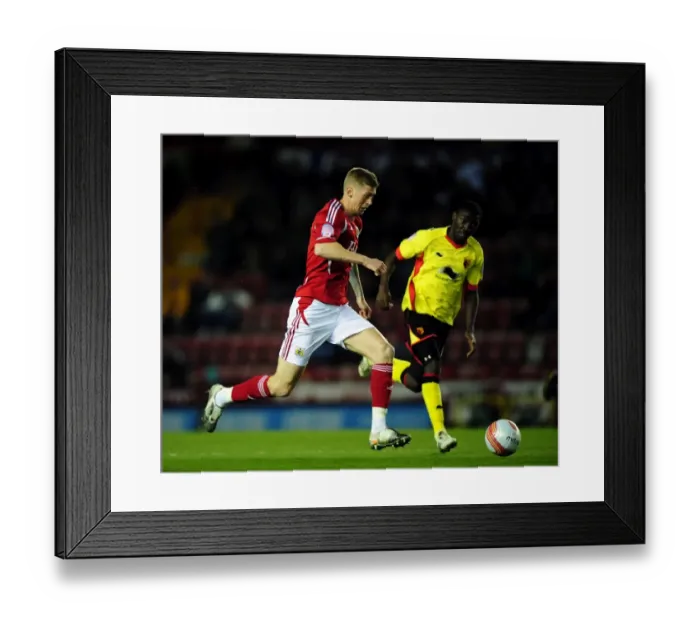 Framed Print : Bristol City vs Watford: Jon Stead in Action at Ashton Gate Stadium (March 2012) Framed Print : Bristol City vs Watford: Jon Stead in Action at Ashton Gate Stadium (March 2012)