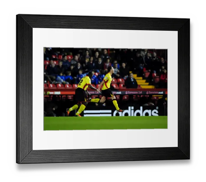 Framed Print : Sean Murray's Goal Celebration: Bristol City vs. Watford, 2012 Framed Print : Sean Murray's Goal Celebration: Bristol City vs. Watford, 2012