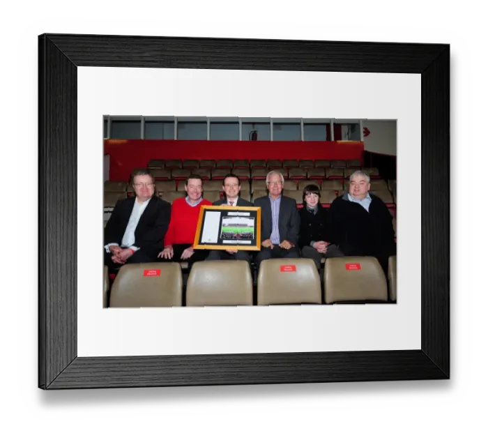 Framed Print : Bristol City vs. Watford Clash at Ashton Gate Stadium - March 2012