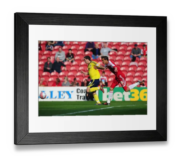 Framed Print : Hogan Ephraim Scores Debut Goal: Middlesbrough vs. Bristol City (24 / 03 / 2012)