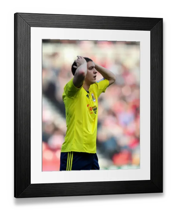 Framed Print : Middlesbrough vs. Bristol City: Hogan Ephraim in Action at Riverside Stadium, 2012 Framed Print : Middlesbrough vs. Bristol City: Hogan Ephraim in Action at Riverside Stadium, 2012
