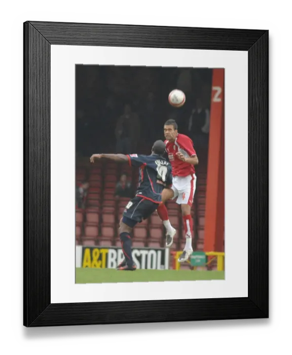 Framed Print : Liam Fontaine in Action: Bristol City vs Stoke City Framed Print : Liam Fontaine in Action: Bristol City vs Stoke City