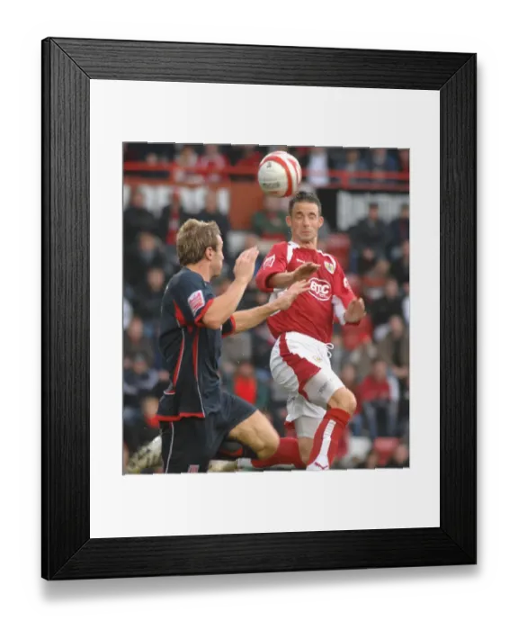 Framed Print : Bristol City vs Stoke City: A Football Rivalry - Season 07-08