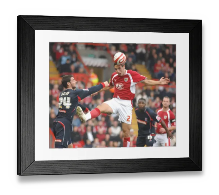 Framed Print : Bradley Orr in Action: Bristol City vs Stoke City Framed Print : Bradley Orr in Action: Bristol City vs Stoke City