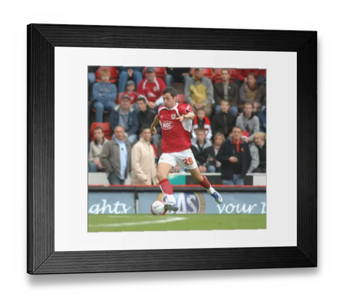 Framed Print : Ivan Sproule in Action: Thrilling Moments from Bristol City vs Stoke City Framed Print : Ivan Sproule in Action: Thrilling Moments from Bristol City vs Stoke City