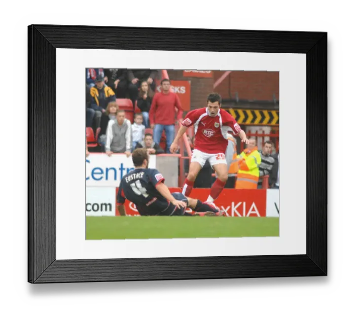 Framed Print : Bristol City First Team: Season 07-08: Bristol City V Stoke City