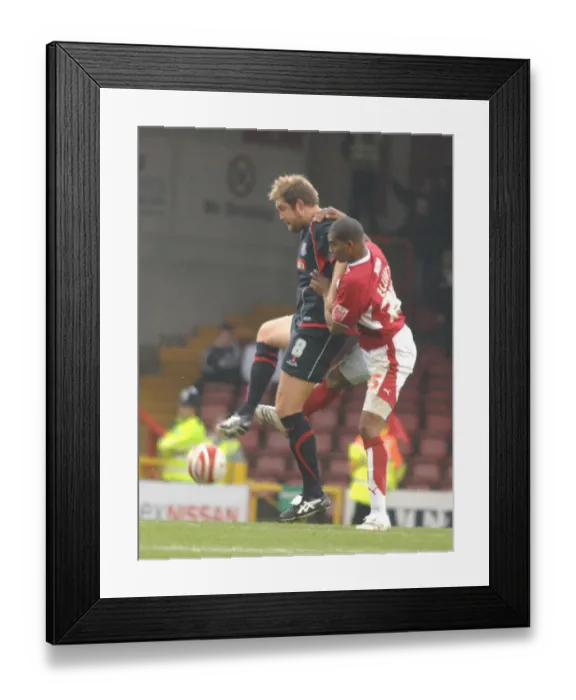 Framed Print : Bristol City vs Stoke City: A Football Rivalry - Season 07-08