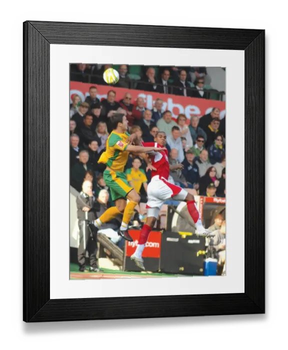 Framed Print : Norwich City vs. Bristol City: A Football Rivalry - Season 07-08 Framed Print : Norwich City vs. Bristol City: A Football Rivalry - Season 07-08
