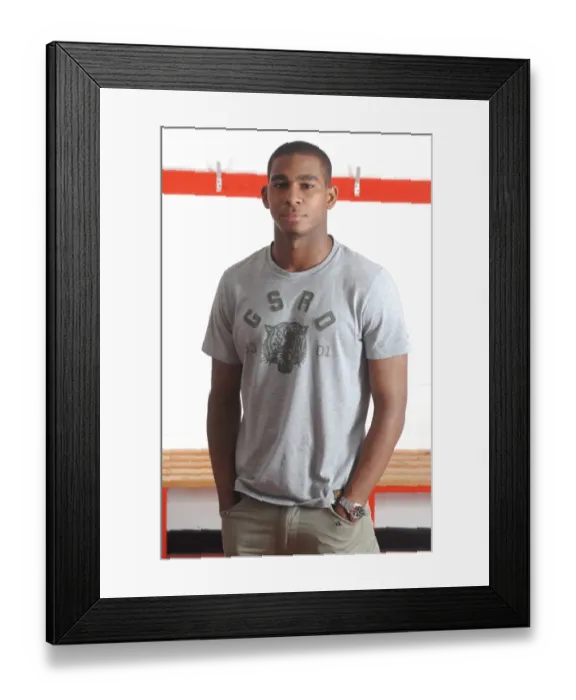 Framed Print : Marvin Elliott: Focused and Ready in Bristol City Football Club Colors Framed Print : Marvin Elliott: Focused and Ready in Bristol City Football Club Colors