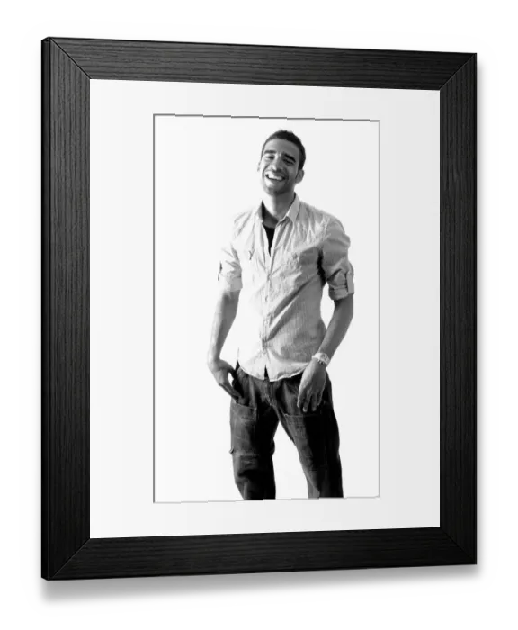 Framed Print : Focused Liam Fontaine in Bristol City Football Club Jersey Framed Print : Focused Liam Fontaine in Bristol City Football Club Jersey