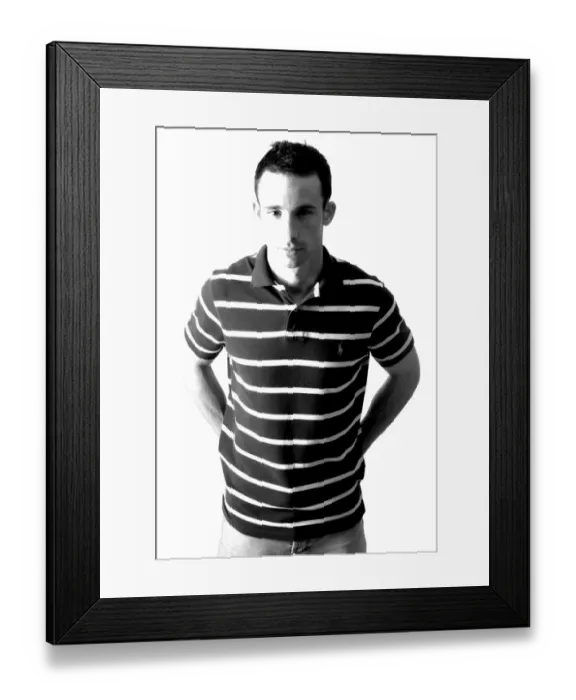 Framed Print : Michael McIndoe: Focused and Determined in Bristol City Football Club Colors