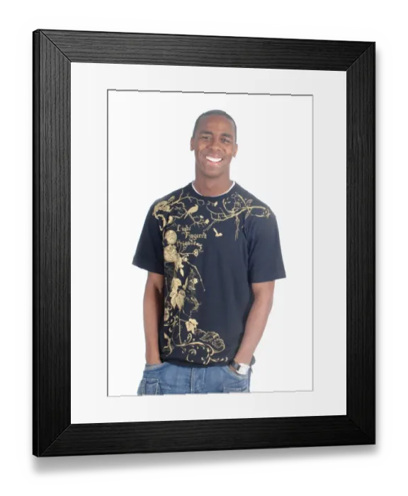 Framed Print : Bristol City's Darren Byfield: Football Focus and Determination