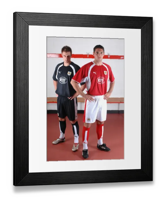 Framed Print : Bradley Orr and David Noble: A Powerful Defensive Duo of Bristol City Football Club Framed Print : Bradley Orr and David Noble: A Powerful Defensive Duo of Bristol City Football Club