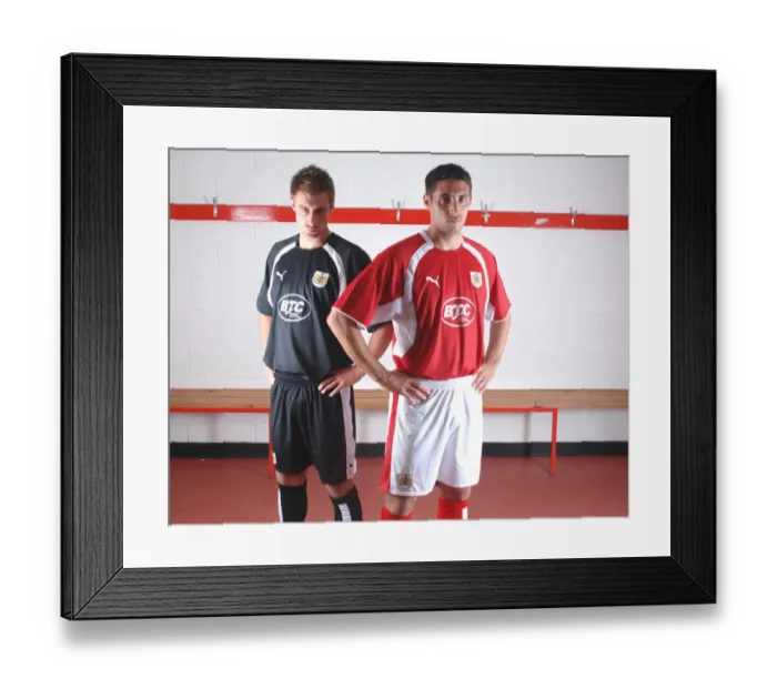 Framed Print : Bristol City's Unstoppable Defensive Duo: Bradley Orr and David Noble Framed Print : Bristol City's Unstoppable Defensive Duo: Bradley Orr and David Noble