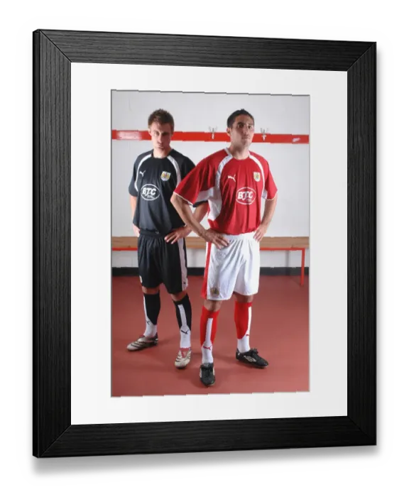 Framed Print : Bristol City's Unbeatable Defense: Bradley Orr and David Noble Framed Print : Bristol City's Unbeatable Defense: Bradley Orr and David Noble