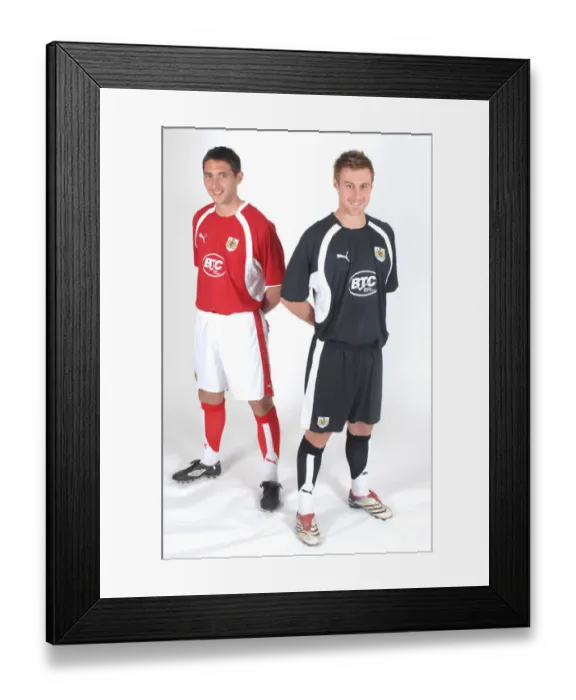 Framed Print : Bradley Orr and David Noble: A Defensive Duo of Bristol City Football Club Framed Print : Bradley Orr and David Noble: A Defensive Duo of Bristol City Football Club