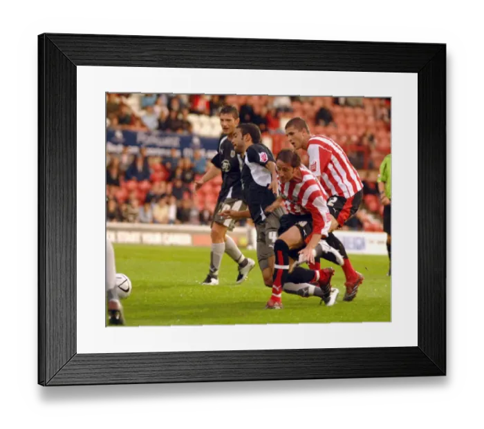 Framed Print : A Football Rivalry: Bristol City vs. Brentford - Season 07-08