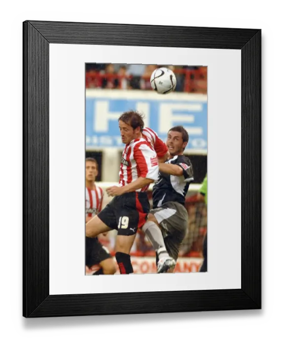 Framed Print : A Football Rivalry: Bristol City vs. Brentford - Season 07-08