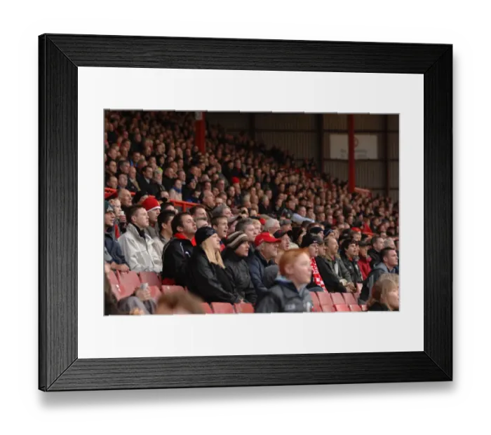 Framed Print : Passionate Bristol City FC Fans Framed Print : Passionate Bristol City FC Fans