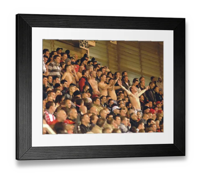 Framed Print : United Passion: A Sea of Bristol City Fans Framed Print : United Passion: A Sea of Bristol City Fans