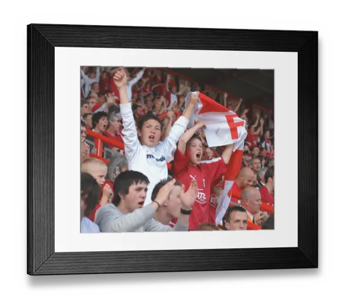 Framed Print : Celebrating Promotion: Unified Pride of Bristol City Fans
