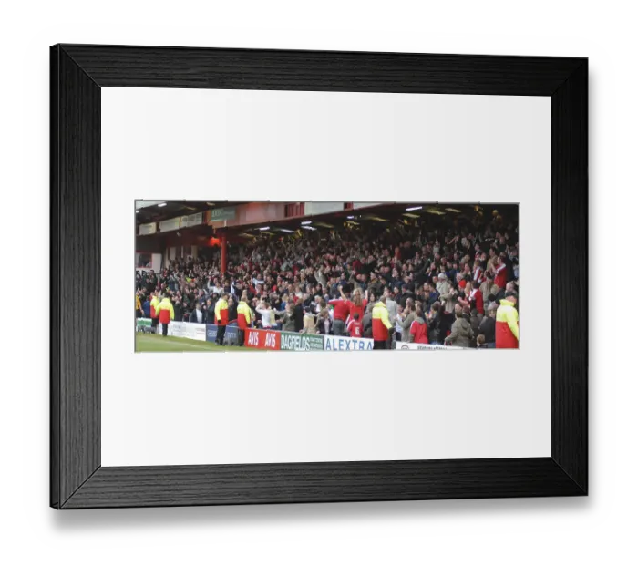 Framed Print : United Passion: An Epic Show of Support by Bristol City Football Club Fans