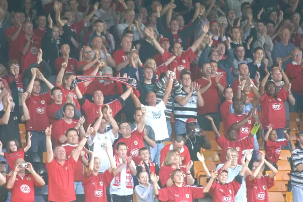 A Sea of Passionate Pride: Unyielding Support of Bristol City FC Fans