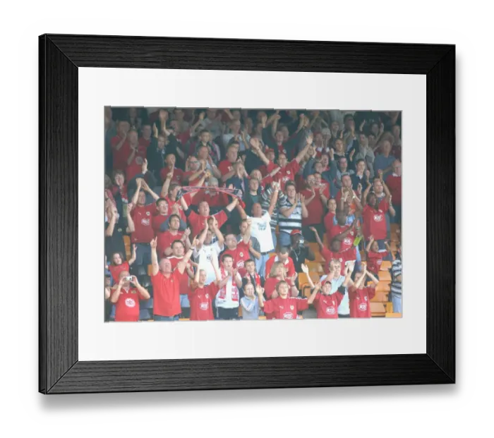 Framed Print : A Sea of Passionate Pride: Unyielding Support of Bristol City FC Fans Framed Print : A Sea of Passionate Pride: Unyielding Support of Bristol City FC Fans
