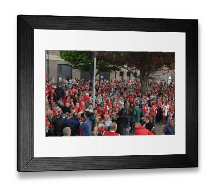 Framed Print : United in Passion: A Sea of Bristol City Football Club Fans Framed Print : United in Passion: A Sea of Bristol City Football Club Fans