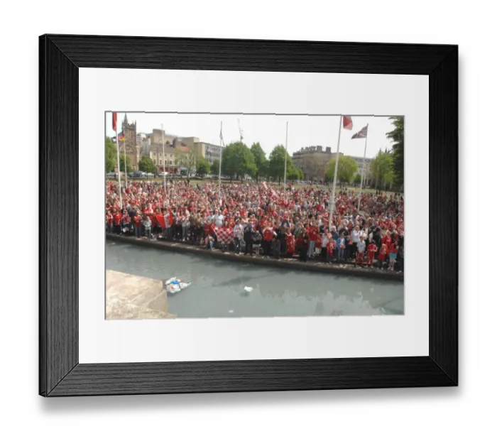 Framed Print : A Sea of Passion: United Bristol City Football Club Fans (Fans 2) Framed Print : A Sea of Passion: United Bristol City Football Club Fans (Fans 2)