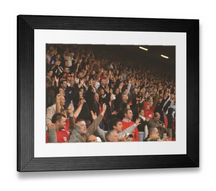 Framed Print : Unity Amongst Bristol City FC Fans