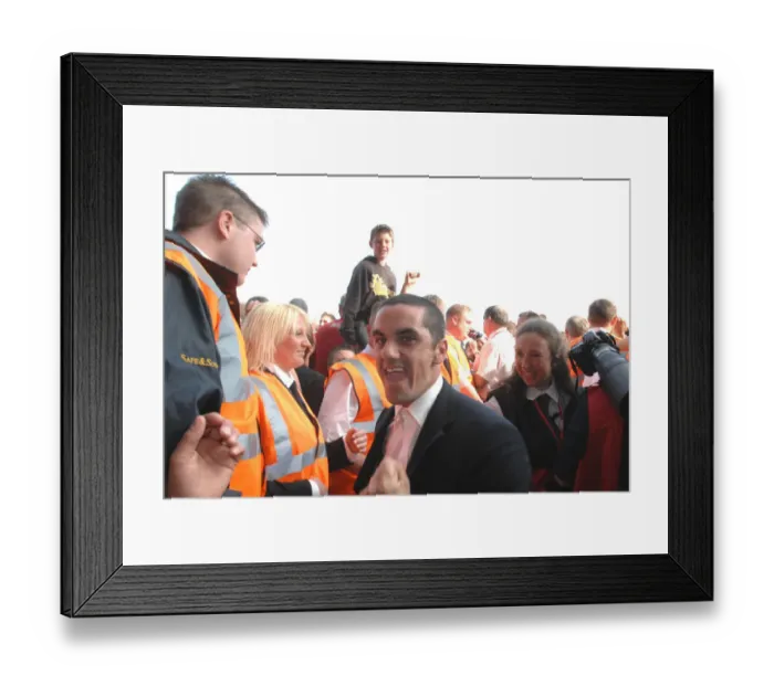 Framed Print : Bristol City FC: A Sea of Passion and Pride - Unity Amongst Fans (Fans 2)
