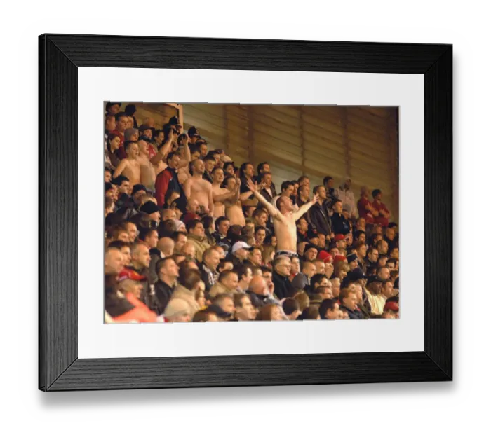 Framed Print : A Sea of Passion: United Bristol City Football Club Fans Framed Print : A Sea of Passion: United Bristol City Football Club Fans